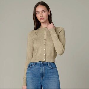 Joe’s Jeans The Dani Gold Metallic Cardigan